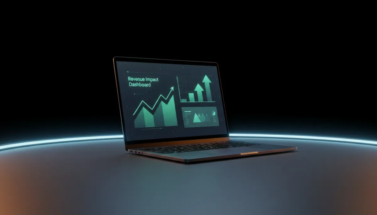 Revenue Impact Dashboard showing real-time growth metrics and business opportunities