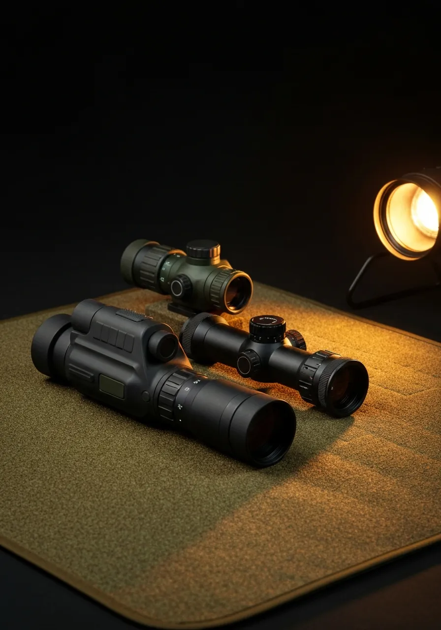 Military-grade precision optics and night vision equipment