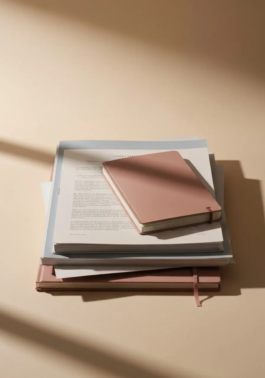 Soft focus elegant documents
