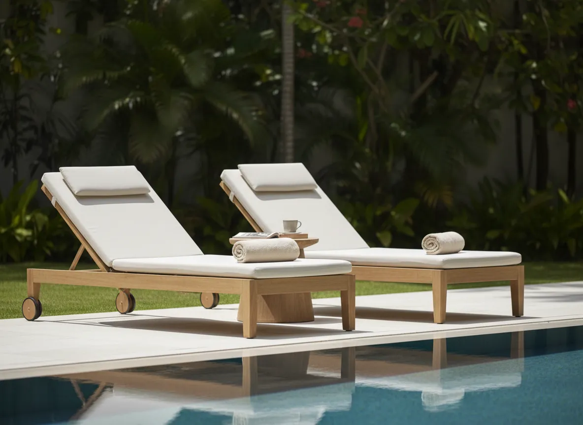 Sillas lounge exteriores