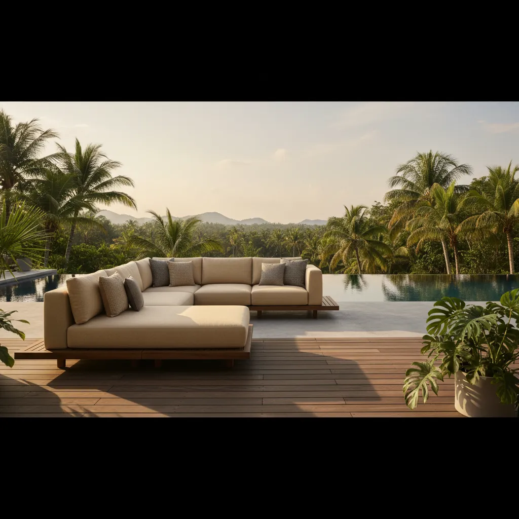 Seccional con Chaise Key Biscayne
