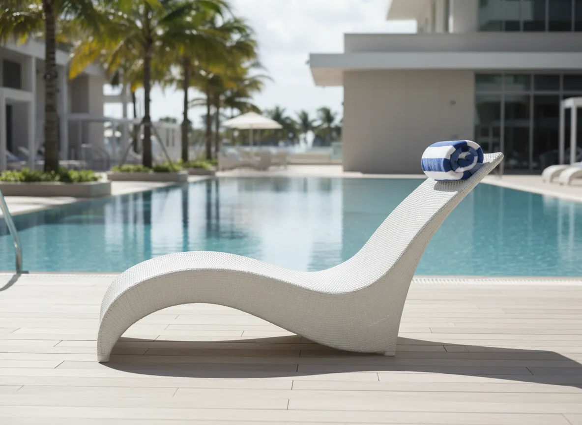 Silla lounge reclinable exterior