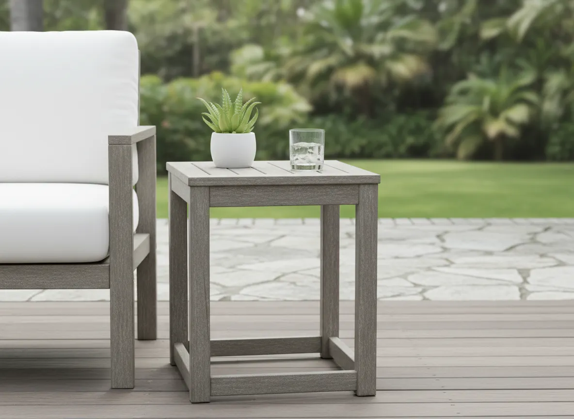 Mesa auxiliar exterior