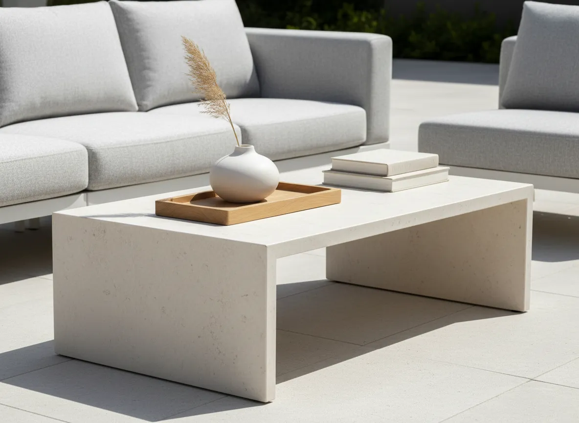 Mesa de centro exterior