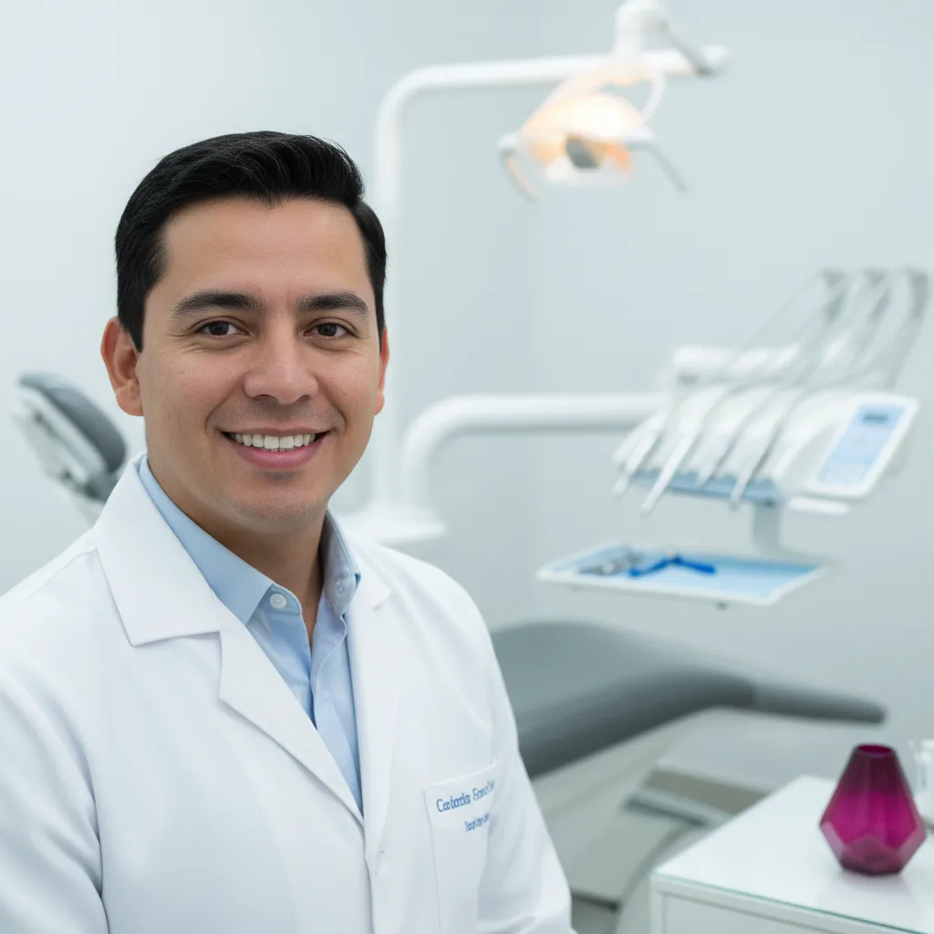 Odontólogo en consultorio