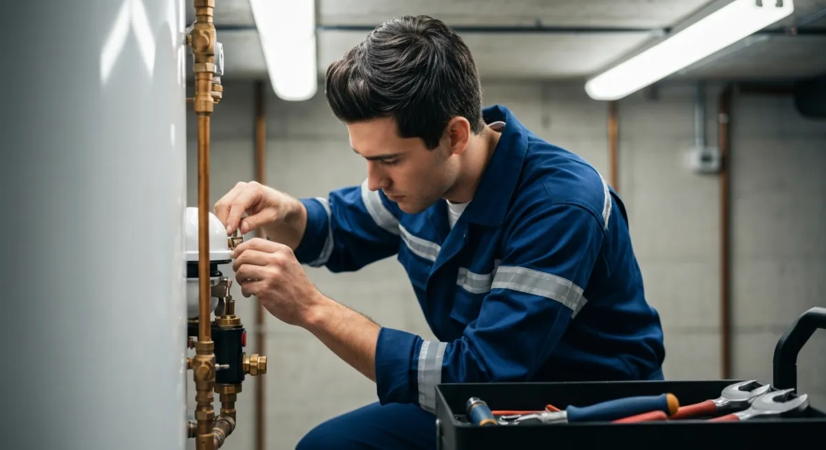 Plumber working in Frederick