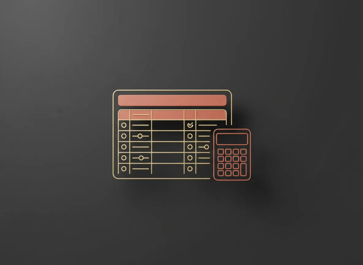 Budget Planning Template Icon