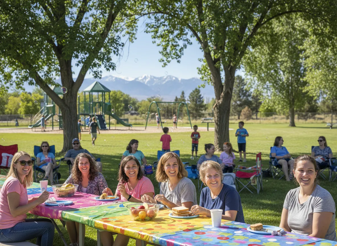 Community event in Millcreek park