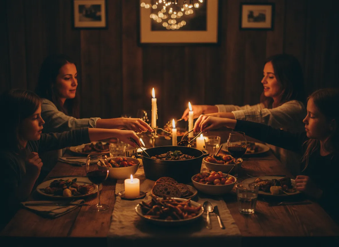 Family meal gathering (placeholder)