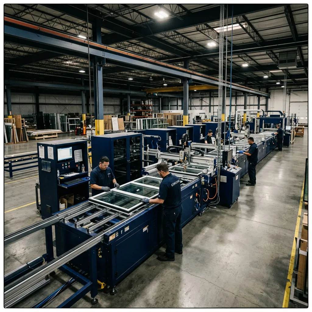 Alliance Windows and Doors Concord Ontario high-precision manufacturing facility and automated assembly line