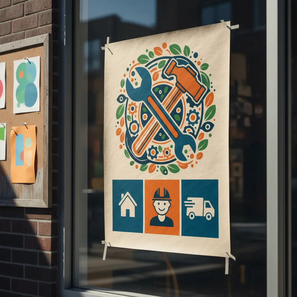 Branded marketing image with orange accent #ff3d14, hero-style background