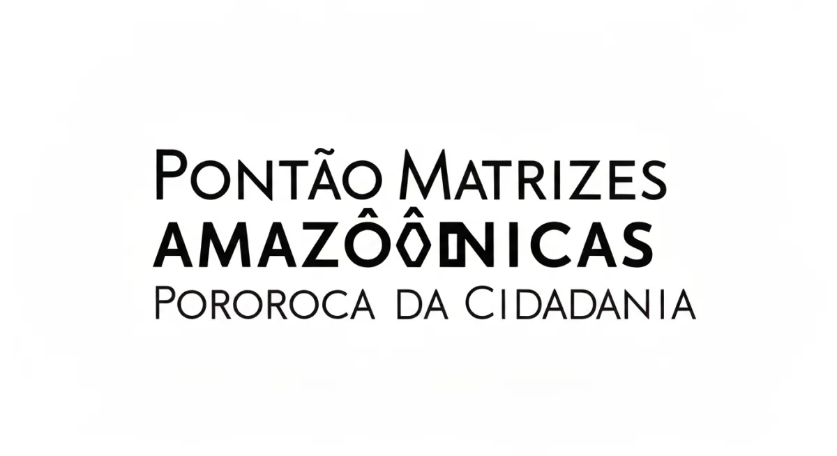 Logo for 'Pontão Matrizes Amazônicas Pororoca da Cidadania'