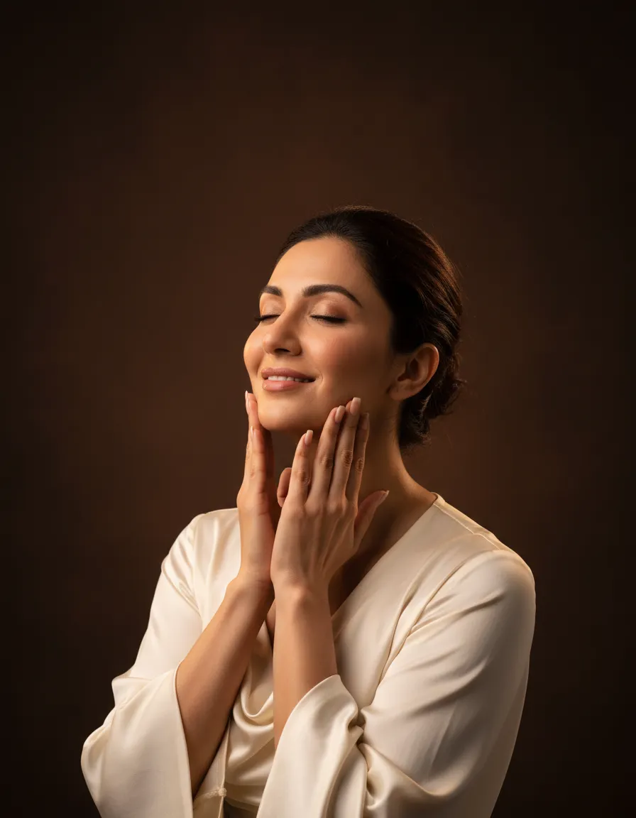 Professional photo of Mansi Gulati, Face Yoga Expert