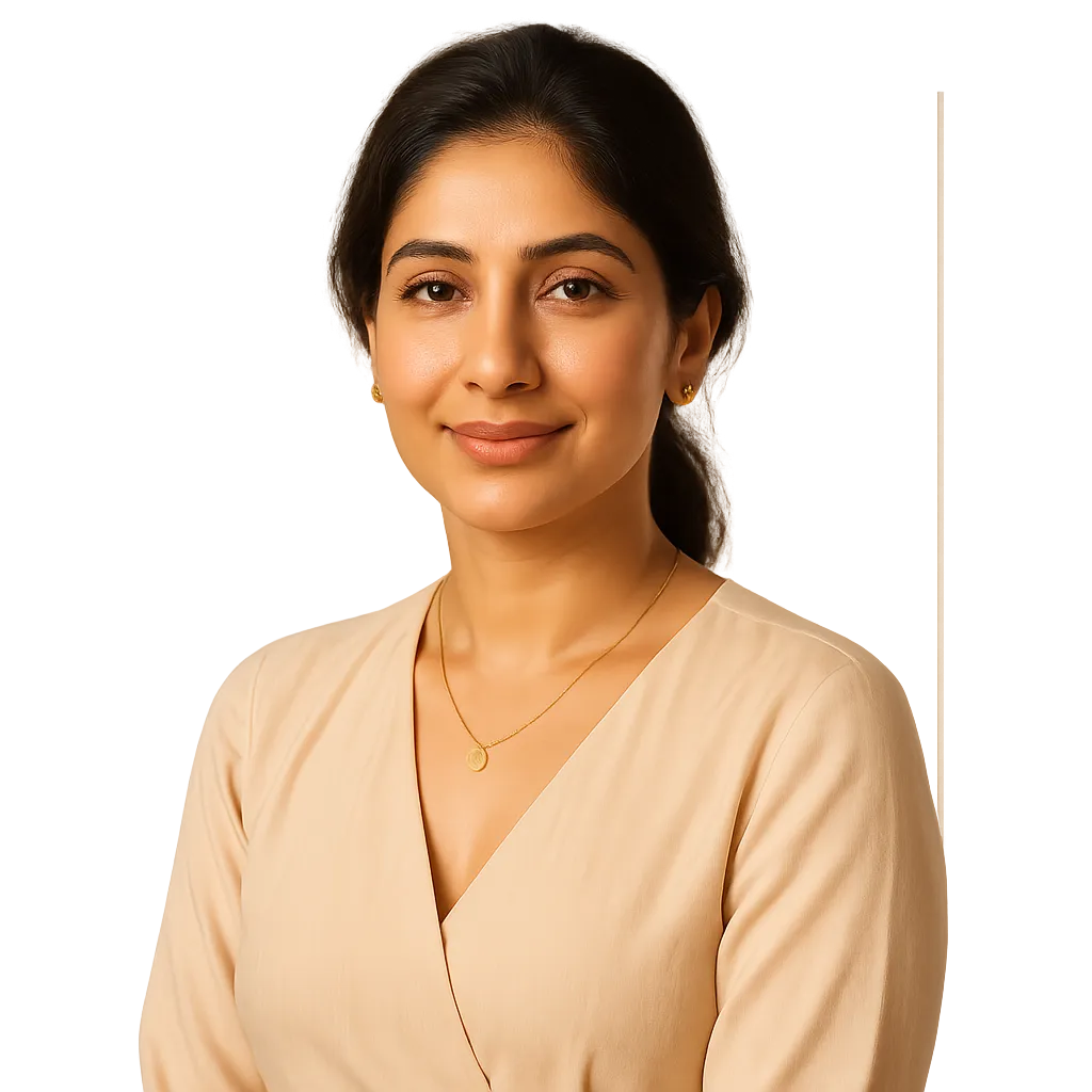 Professional portrait of Mansi Gulati, Face Yoga Expert
