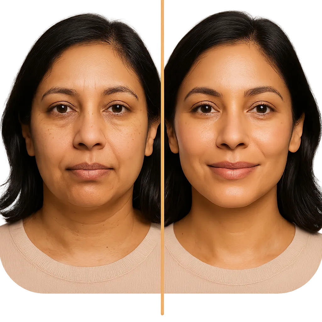 Before and After Transformation
