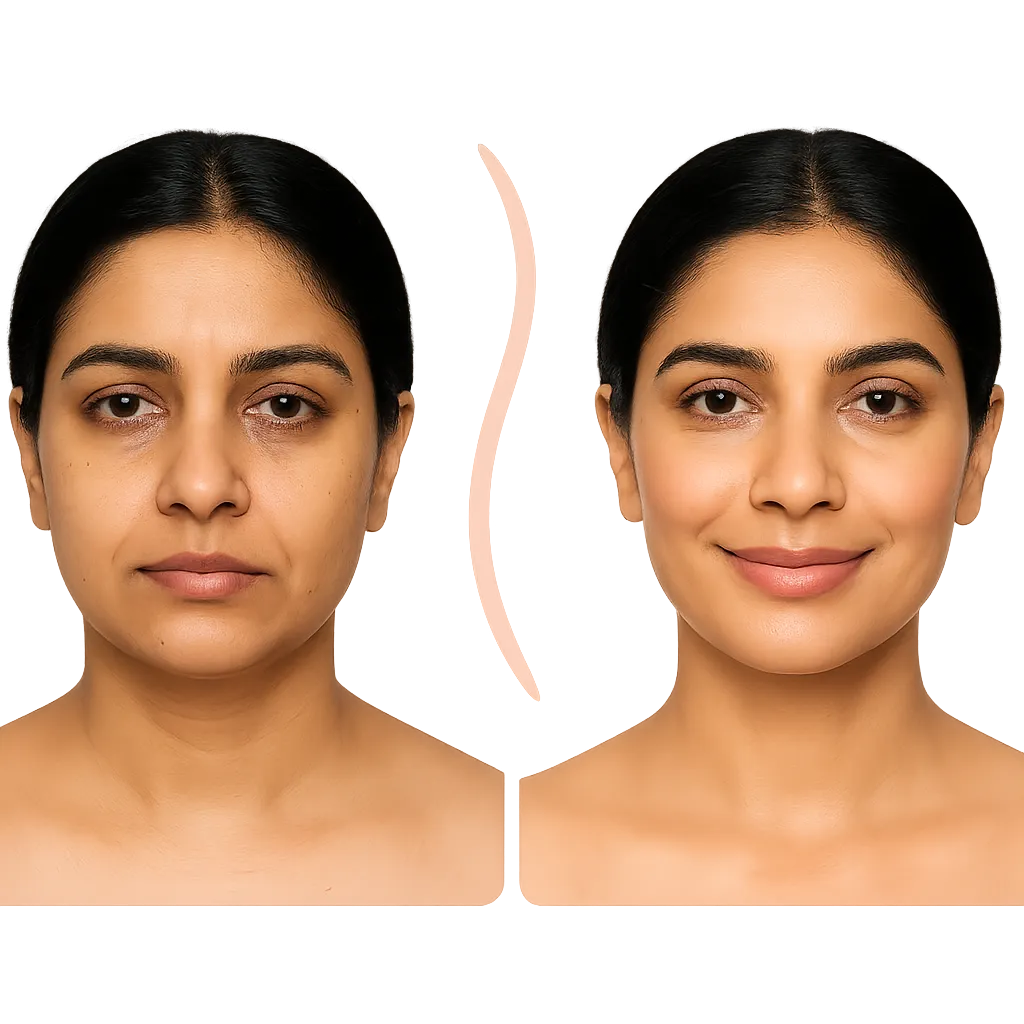 Before and After Transformation