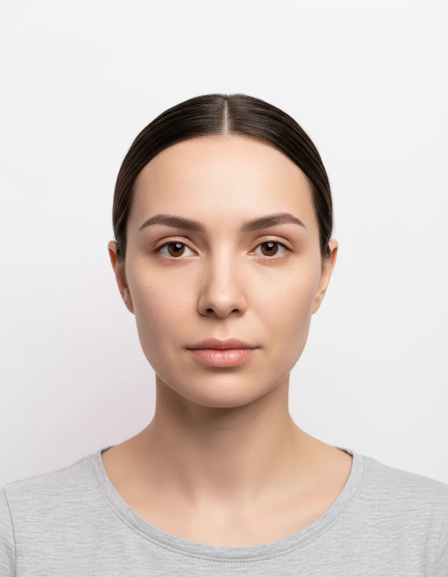 Before natural glow transformation