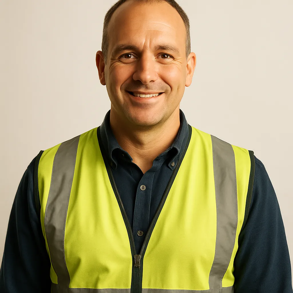 Portrait of Miguel R., Port Operations Manager
