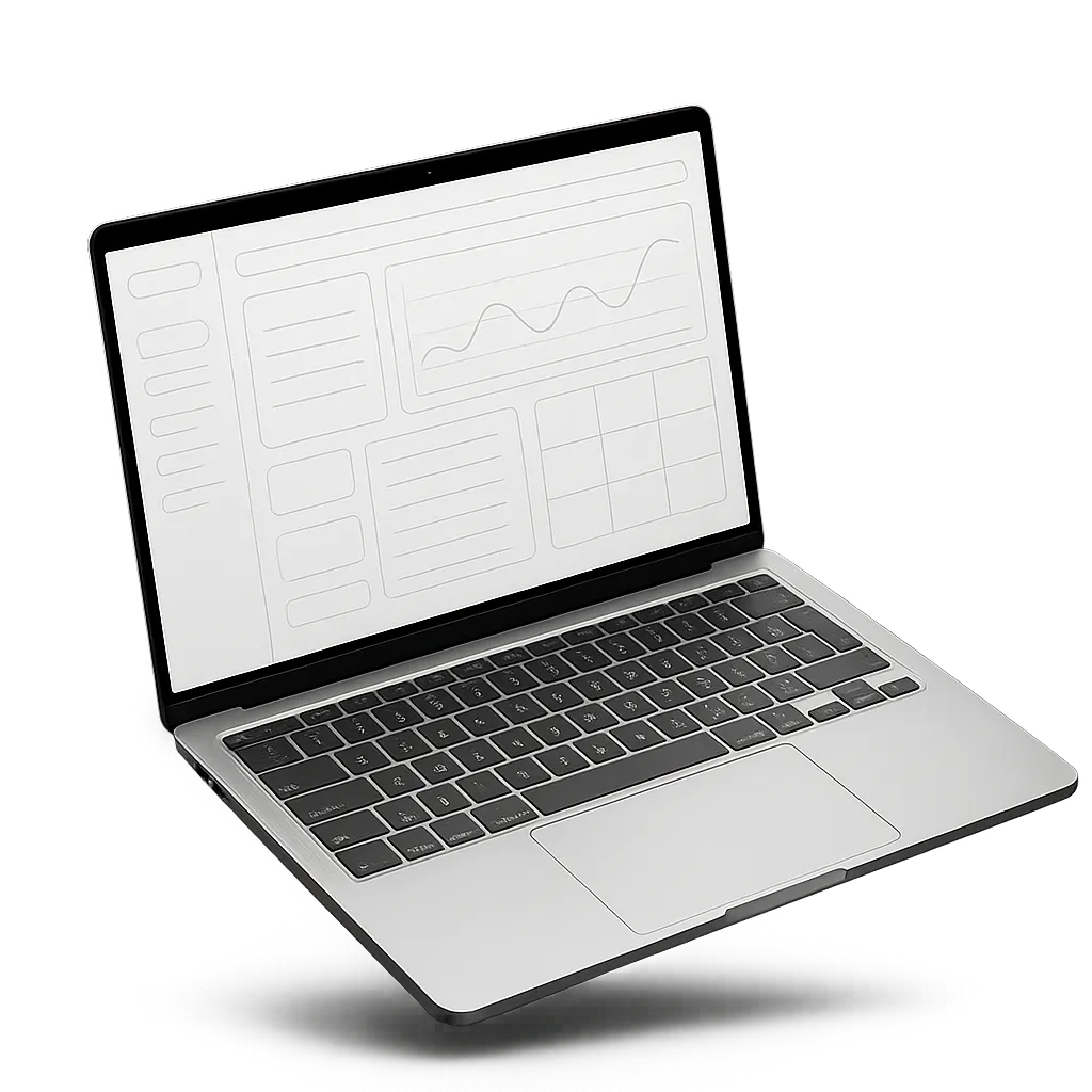 Siti web mockup su MacBook