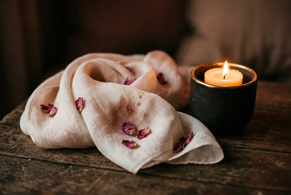 Ritual de inhalare conștientă a esenței florale