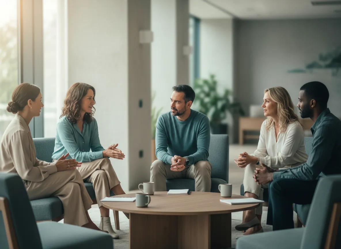 Leaders in conversation at a Lifework Institute gathering