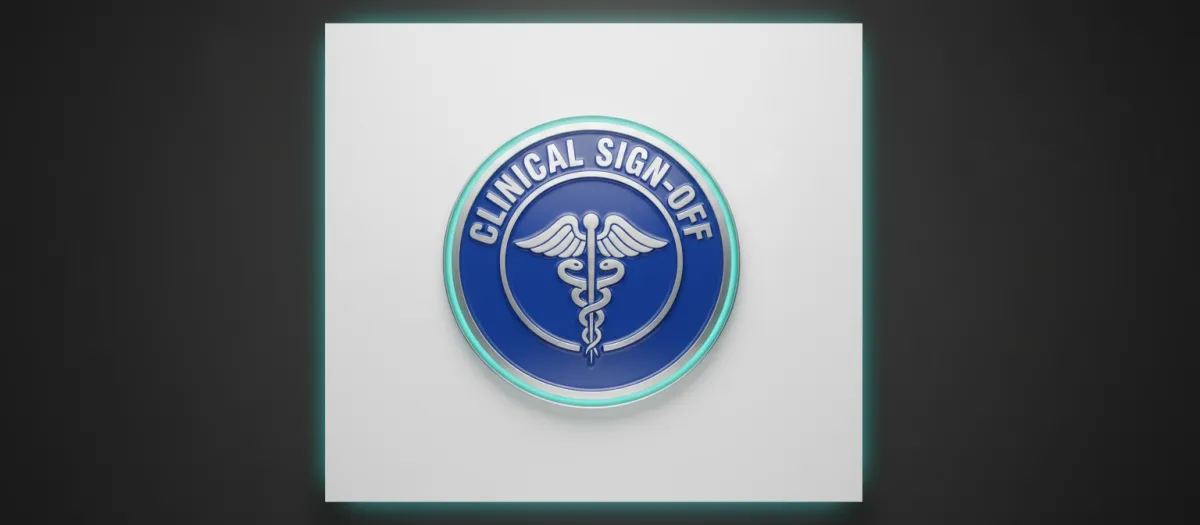 Clinical Sign-off Stamp