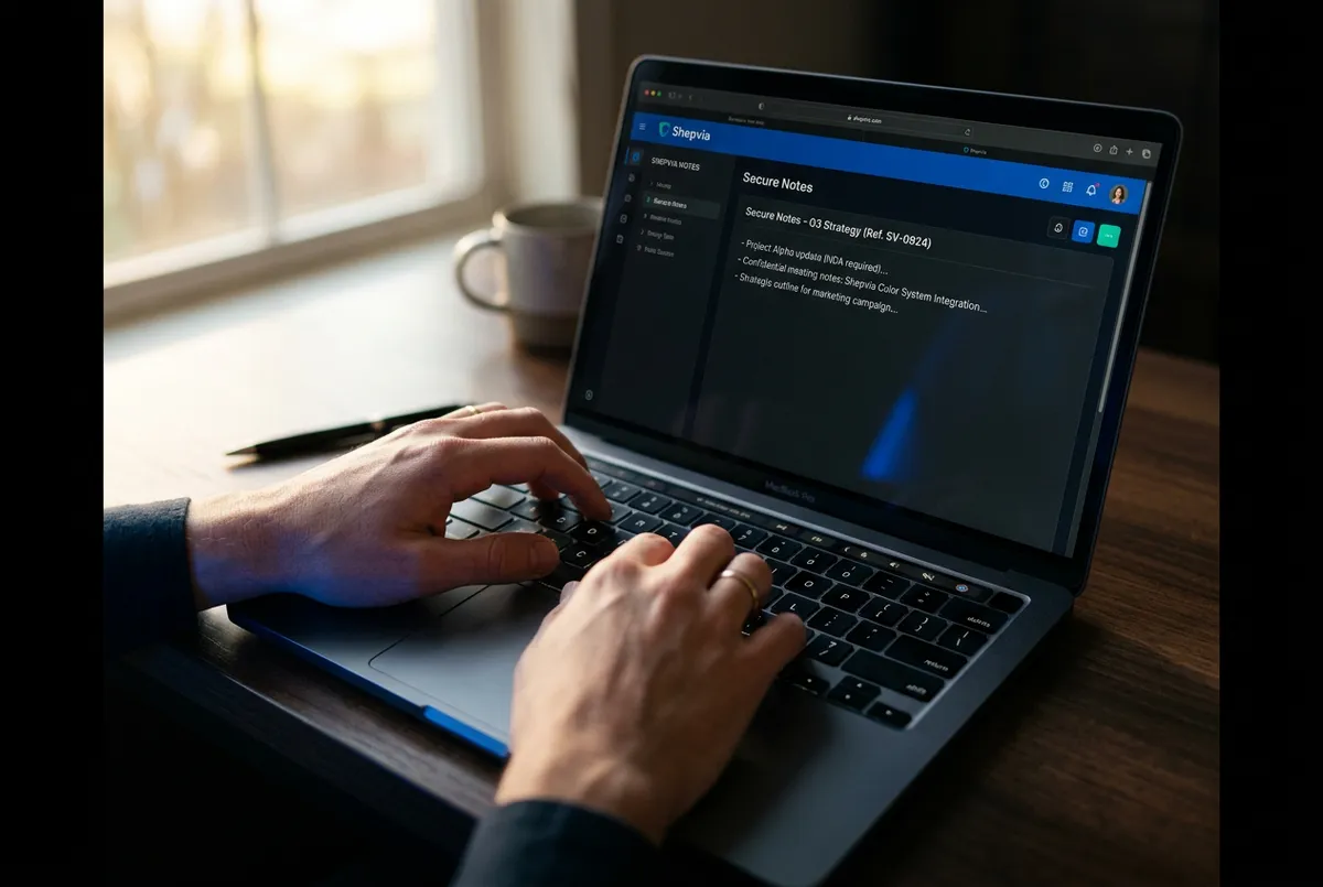 Confidential pastoral care log interface showing role-based permission locks and encrypted prayer journals