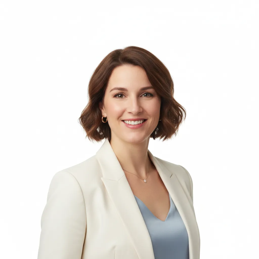 Portrait of Maya L., Marketing Director