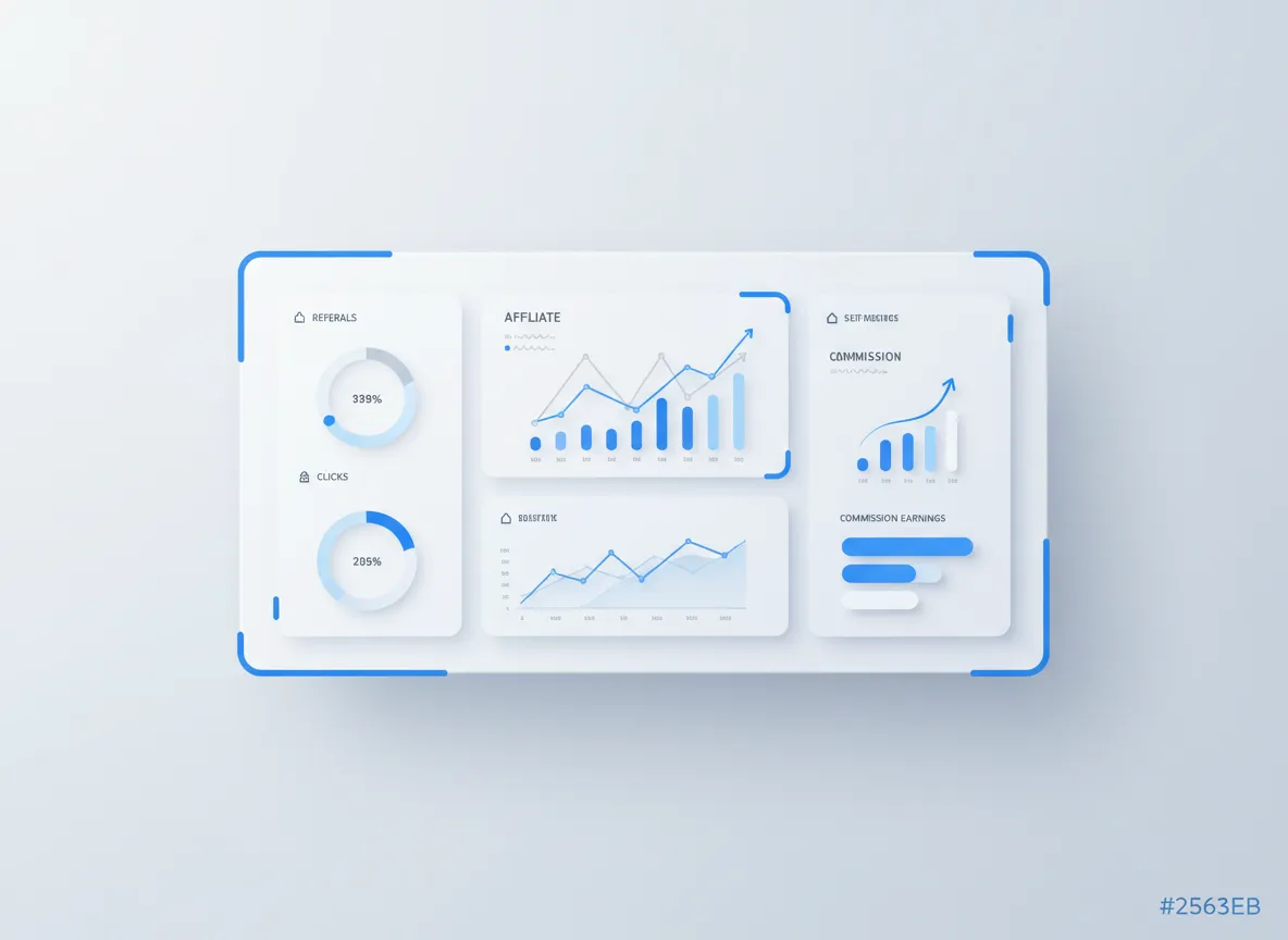 Professional affiliate performance dashboard preview