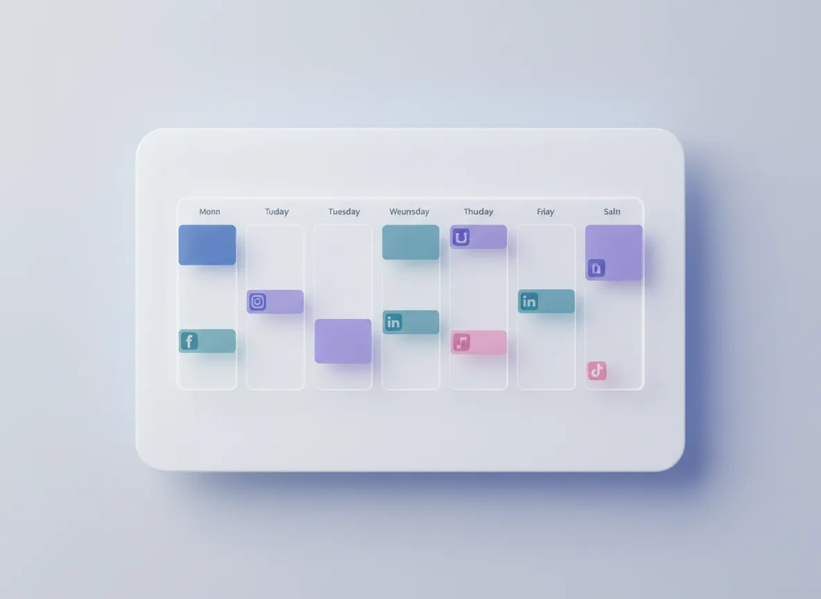 Ideazic social media planner dashboard preview