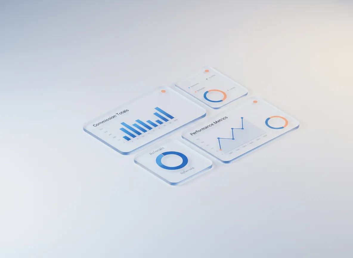واجهة لوحة تحكم شريك التسويق بالعمولة ايديازيك