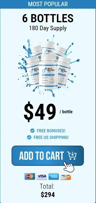 MEN Balance Pro - 6 Bottles