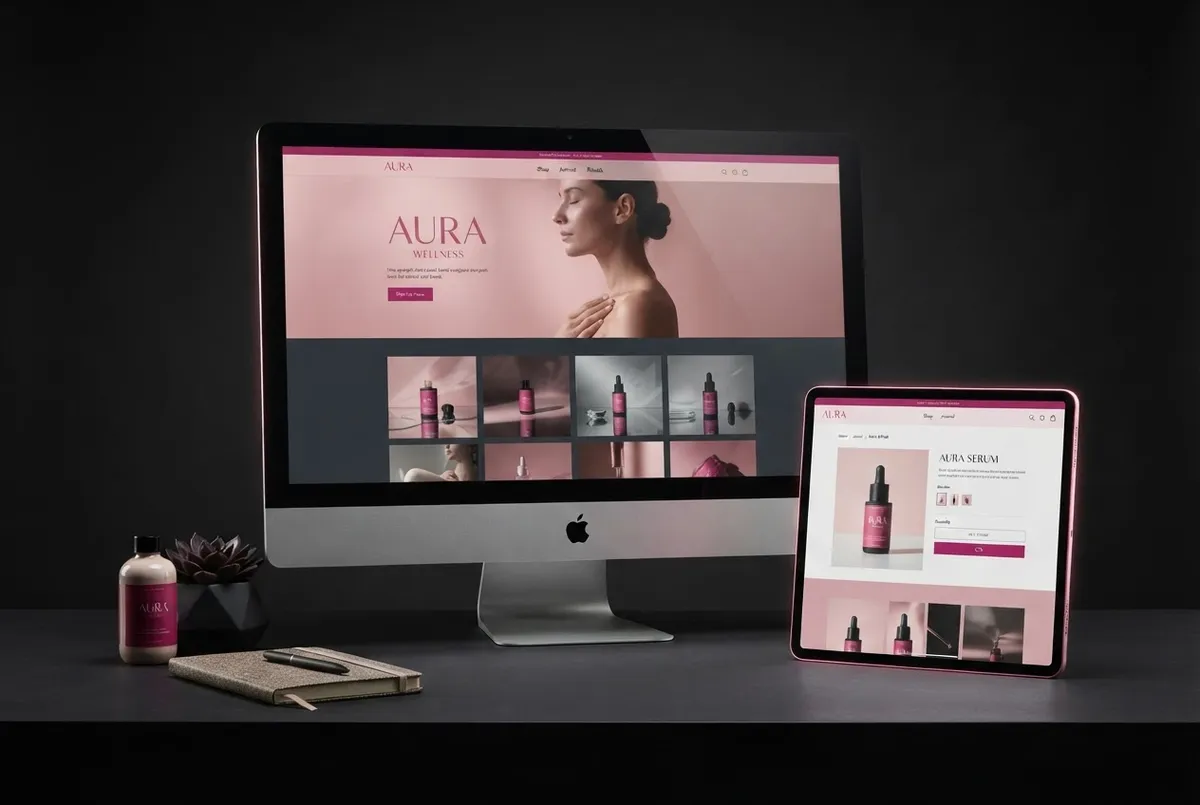 Recent client digital project interface showcase
