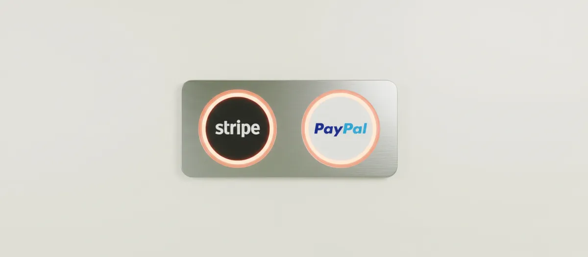 Secure payments via Stripe and PayPal