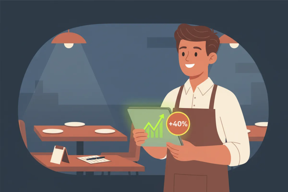 Testimonial: Our bookings increased 40% within two months after launching our restaurant assistant.