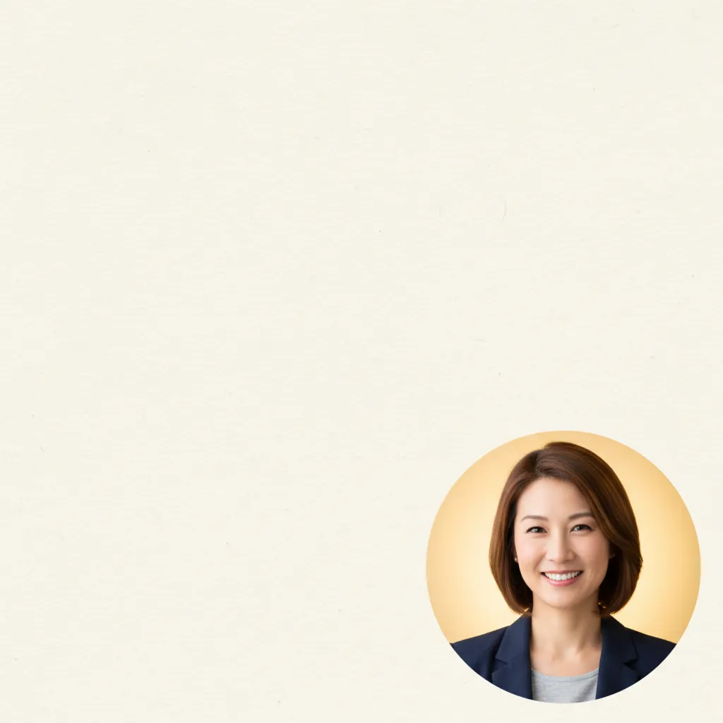 Smiling small-business owner avatar