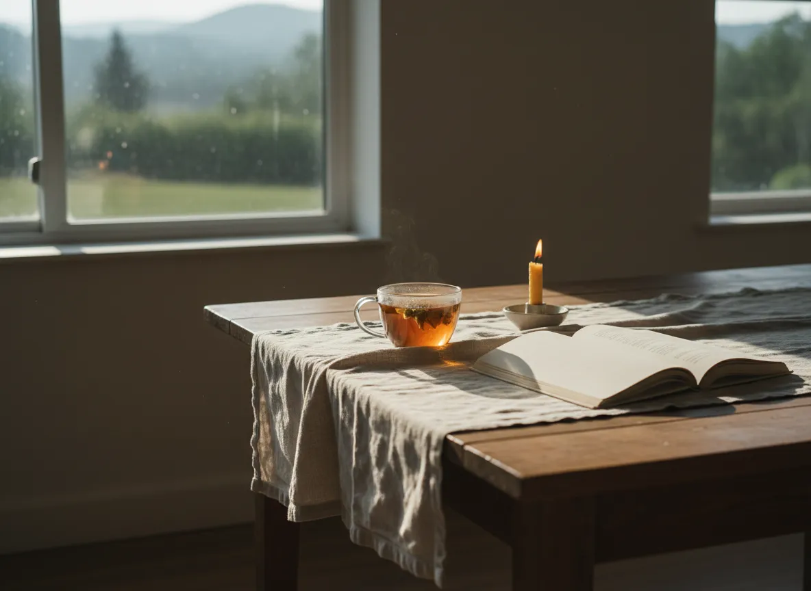 Gentle morning ritual for grounded spiritual practice