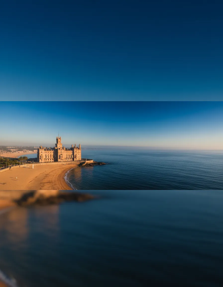 Santander playa y palacio