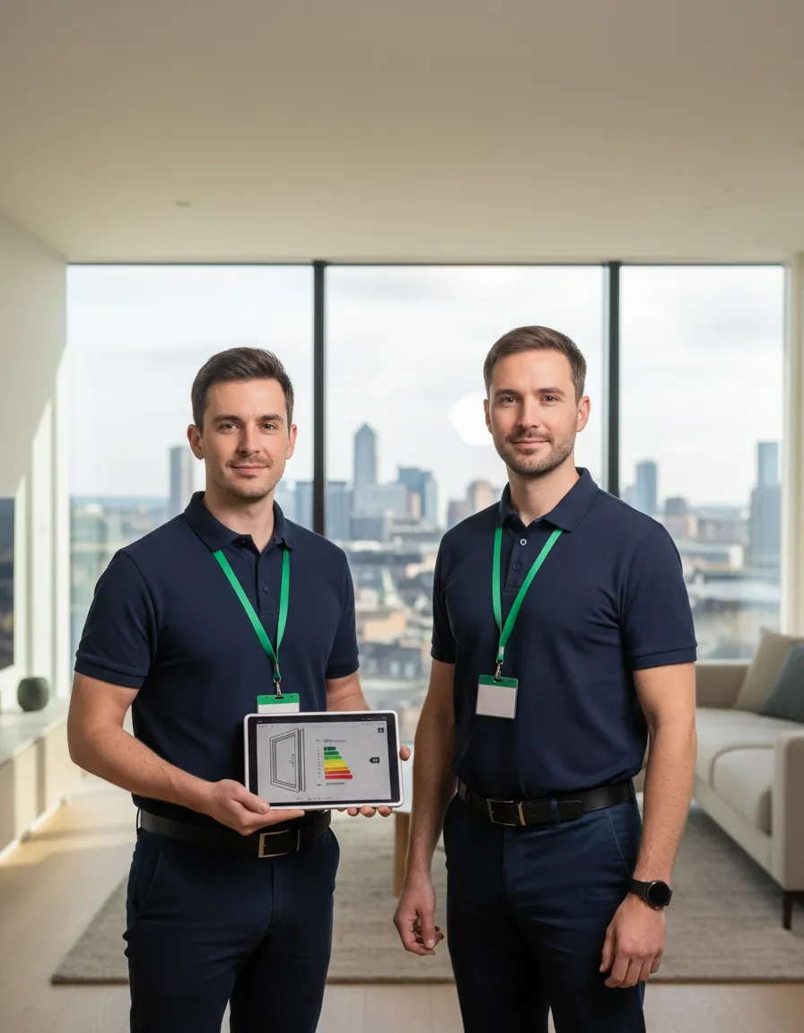 Professional surveying team providing impartial double glazing advice in Glasgow