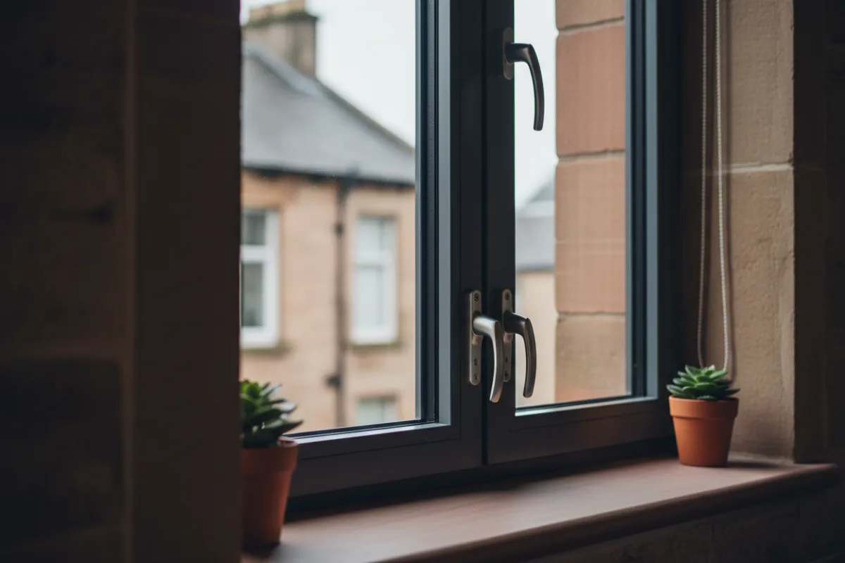 Tilt and Turn window in modern flat
