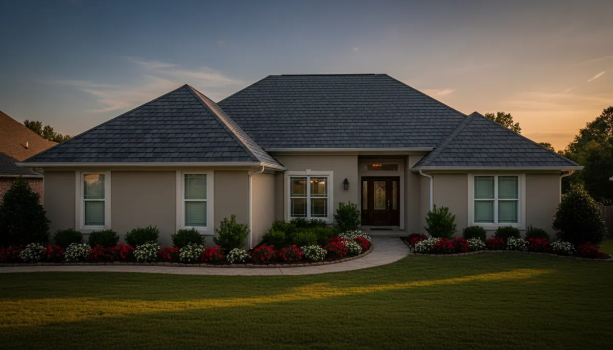 After insurance-supported storm restoration roof replacement