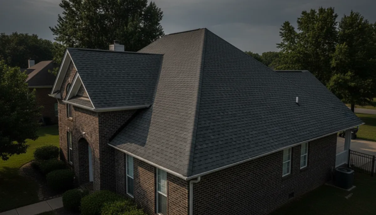 Hail damage roof after replacement Alpharetta GA