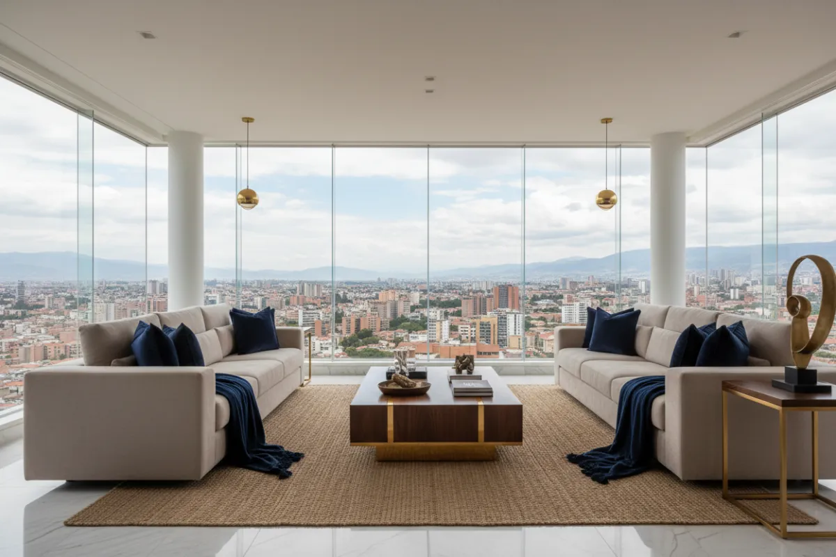 Interior de apartamento de lujo en Cali