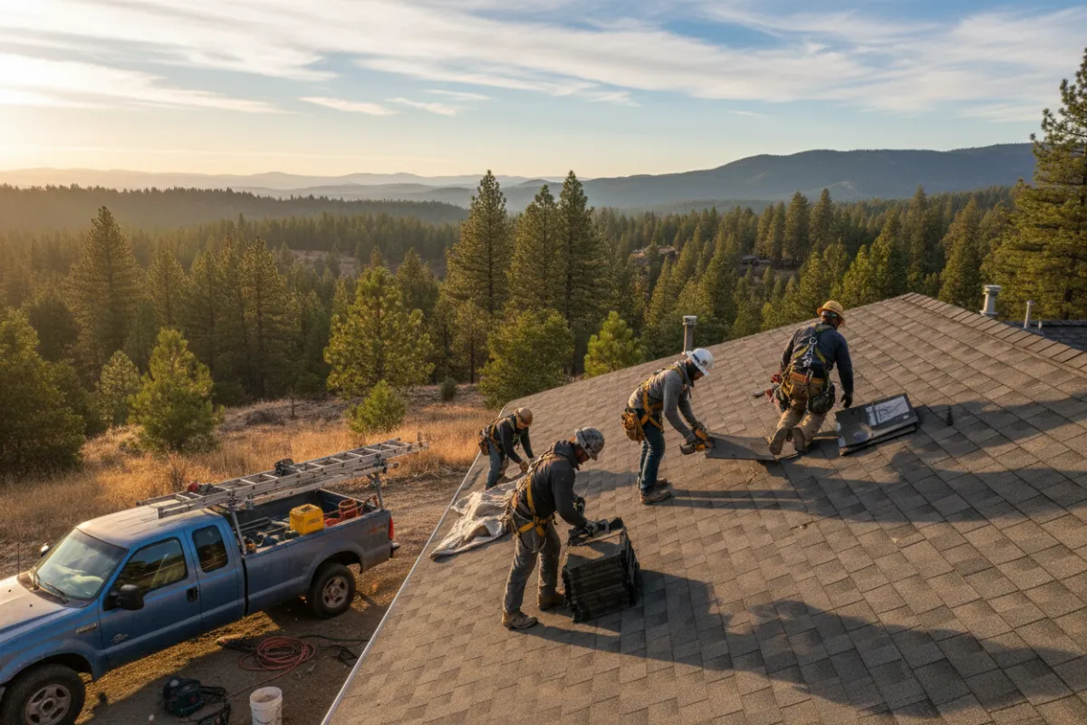 Photorealistic roofing project in Tuolumne County, CA