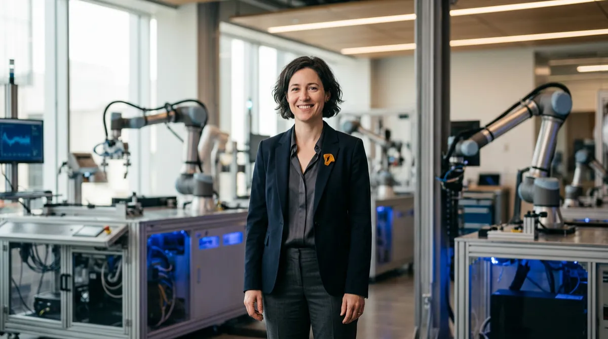 Claire Mercer, CEO of Mercer Kinetic Robotics