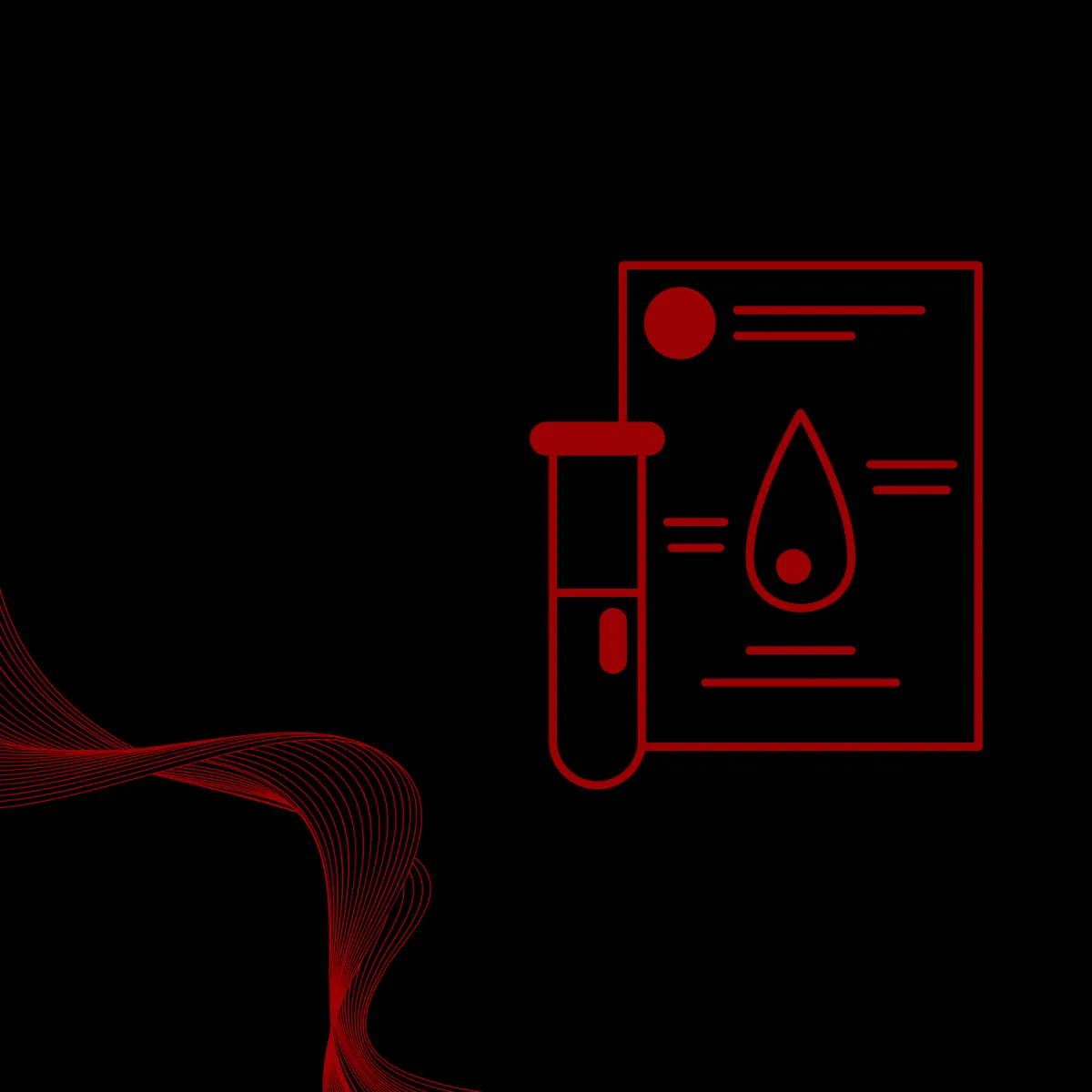 Red lab graphic