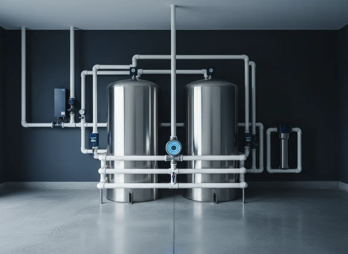 High-end photo of a utility area