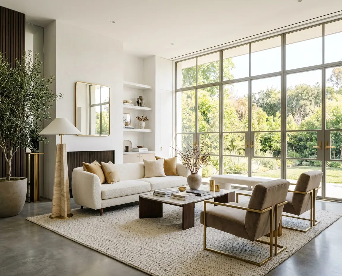 Luxury Ottawa interior living space showing modern architecture