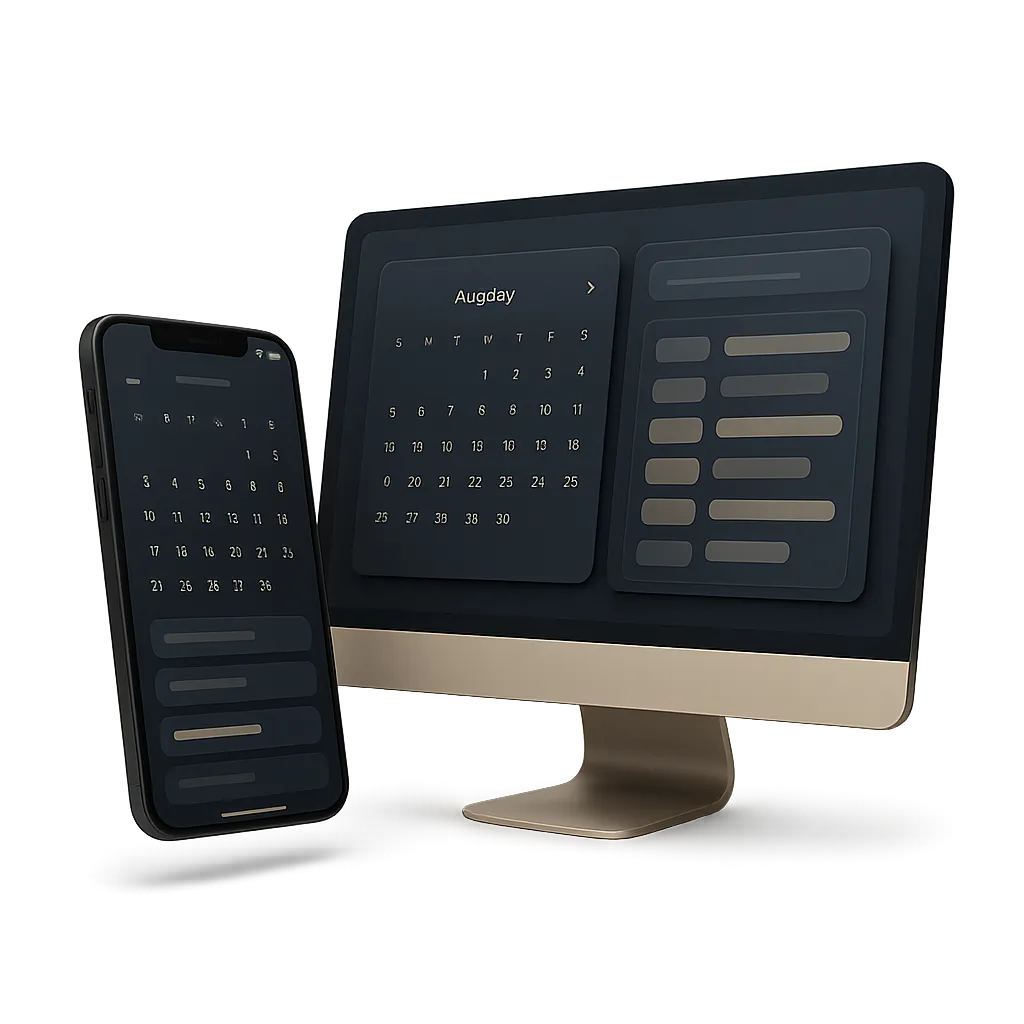 Ivory Booking System Preview