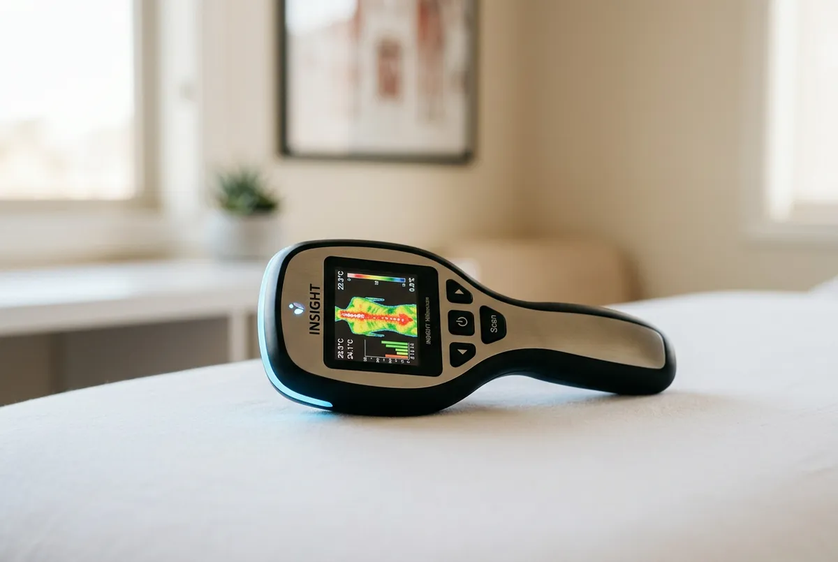 Non-invasive neuro-thermal paraspinal scanner measuring autonomic nervous system function
